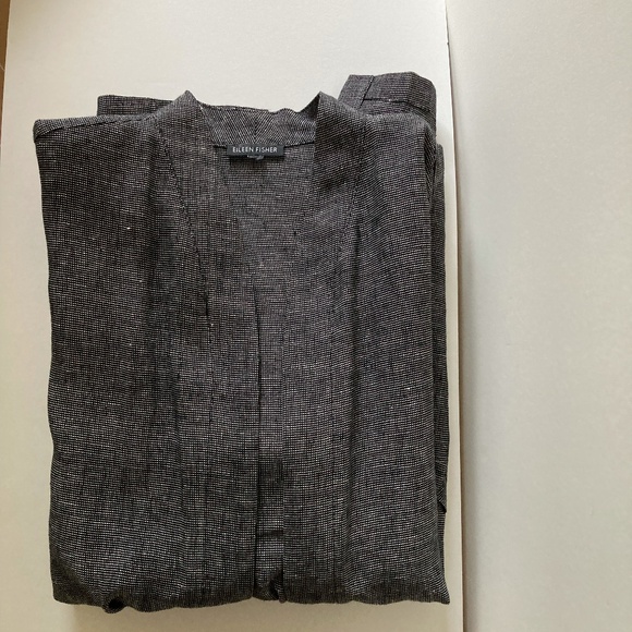 Eileen Fisher Linen/Tencel Kimono - Picture 7 of 8